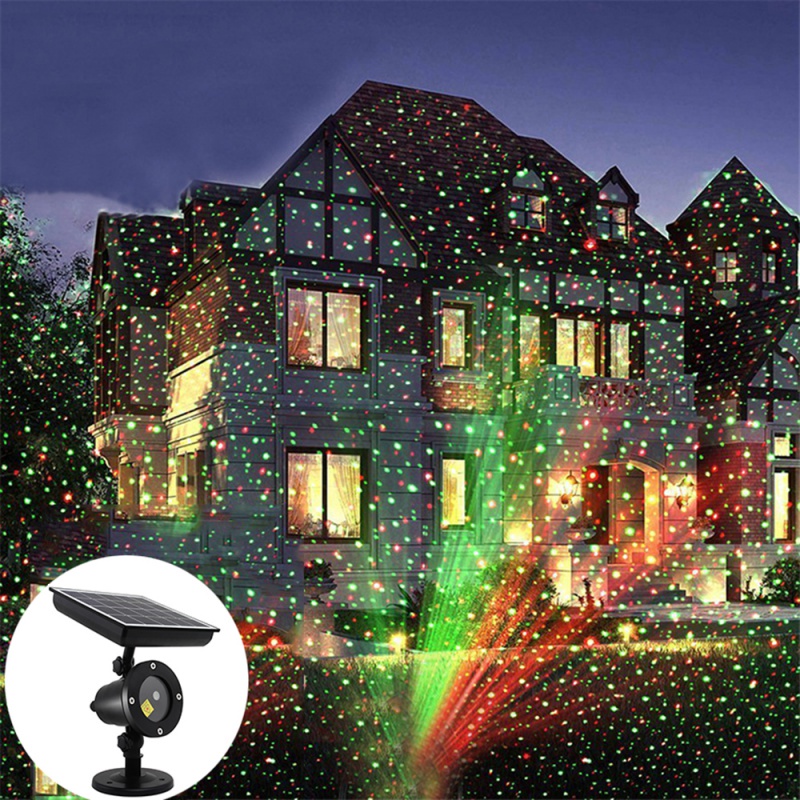 Solar deals christmas projector