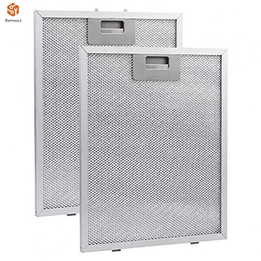 2 X Cooker Hood Filters Metal Mesh Extractor Vent Filter Replacement