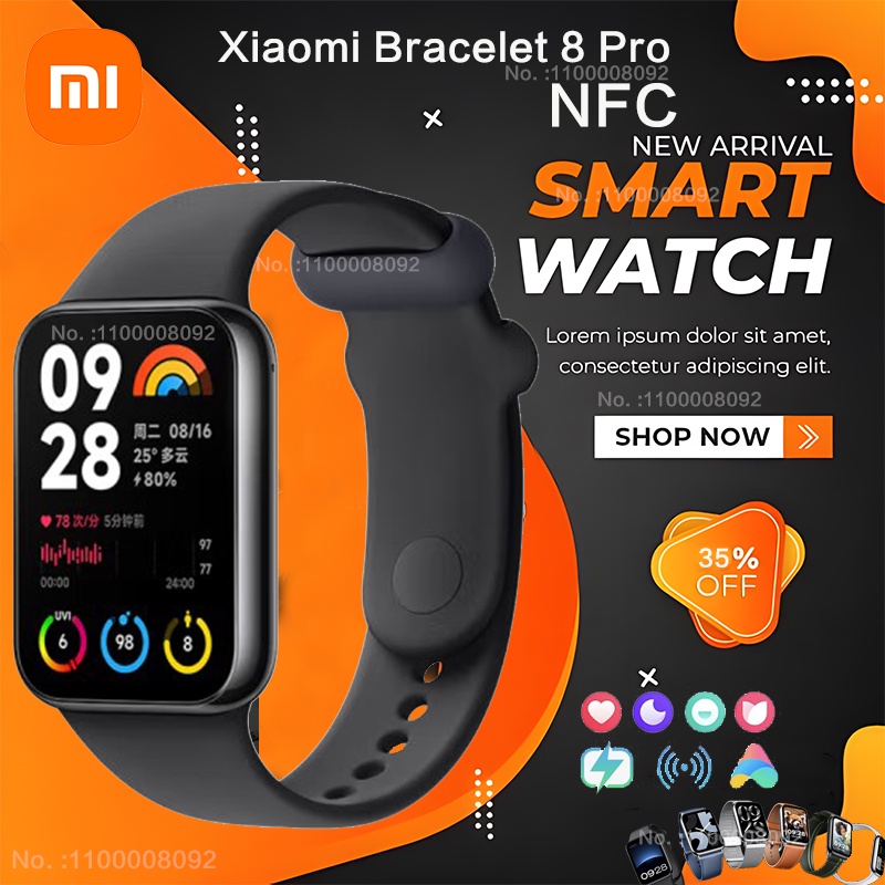 HOT Smart Band Xiaomi Watch Lite 35 Mi Band Smartwatch