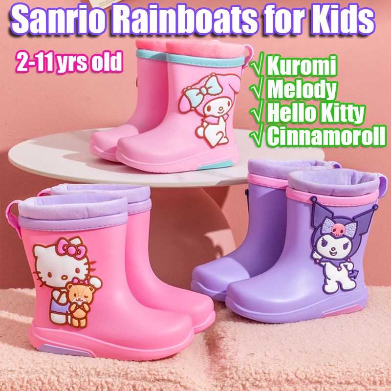 High Quality 2-11 Yrs Old Sanrio Rain Boot for Kid Shoe for Girl ...