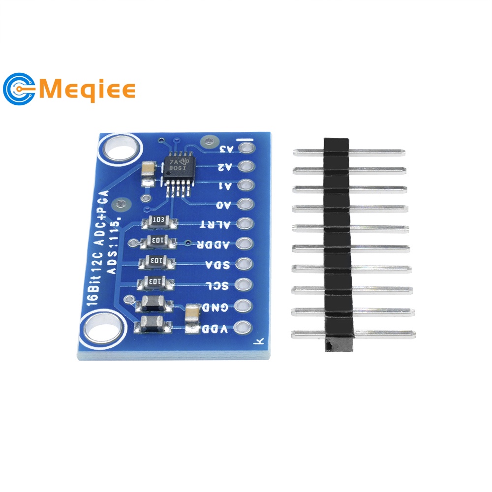 ADS1115 DC2-5.5V 16 Bit 4 Channel I2C IIC Analog-to-Digital ADC PGA ...