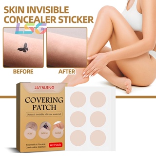 Tattoo Cover Up Sticker, Ultra-Thin Flaw Concealer Sticker Patch for Tattoo  Scar and Birthmarks, 6Pcs