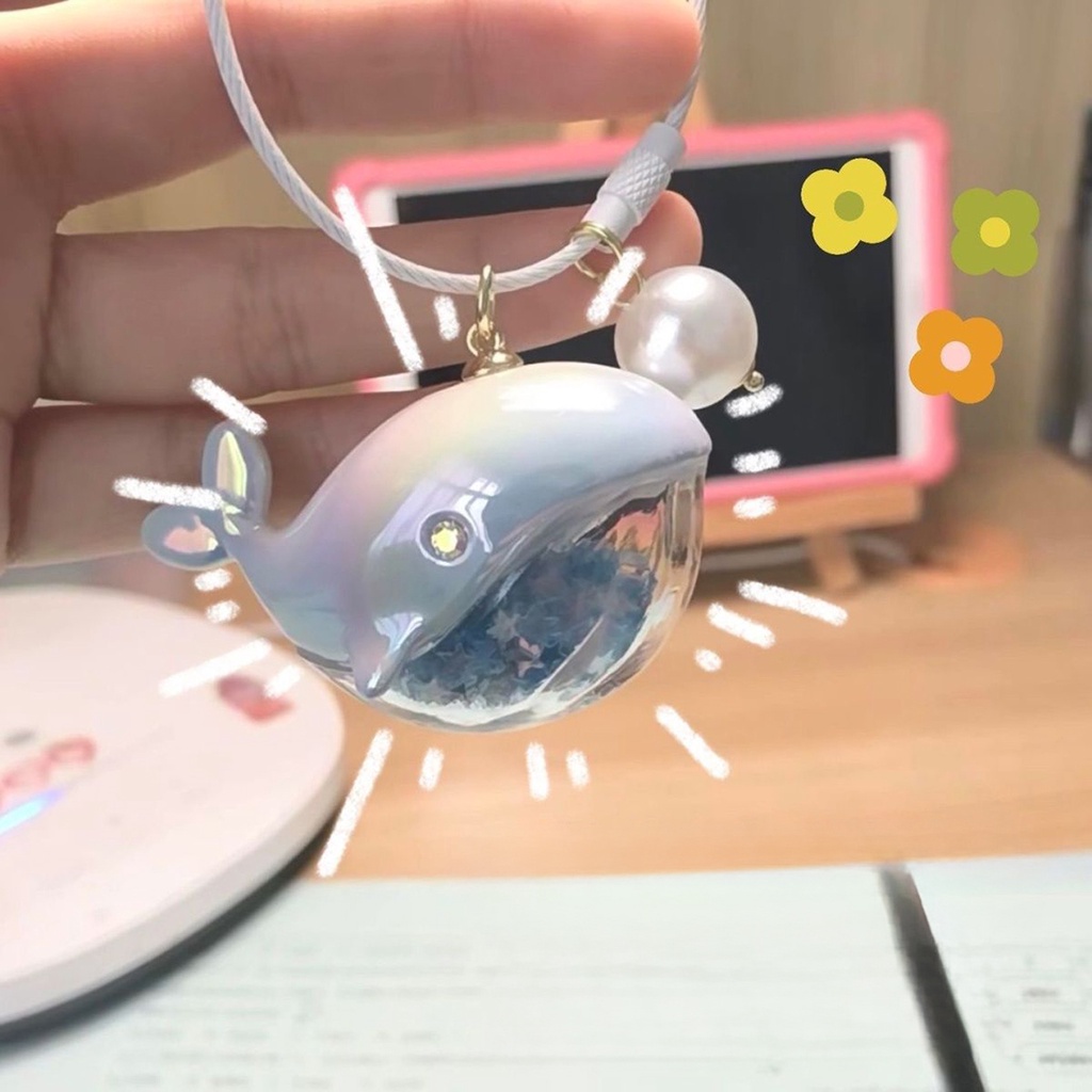 Yelan Whale Keychain Accessory When I Run To You Bag Pendant Backpack