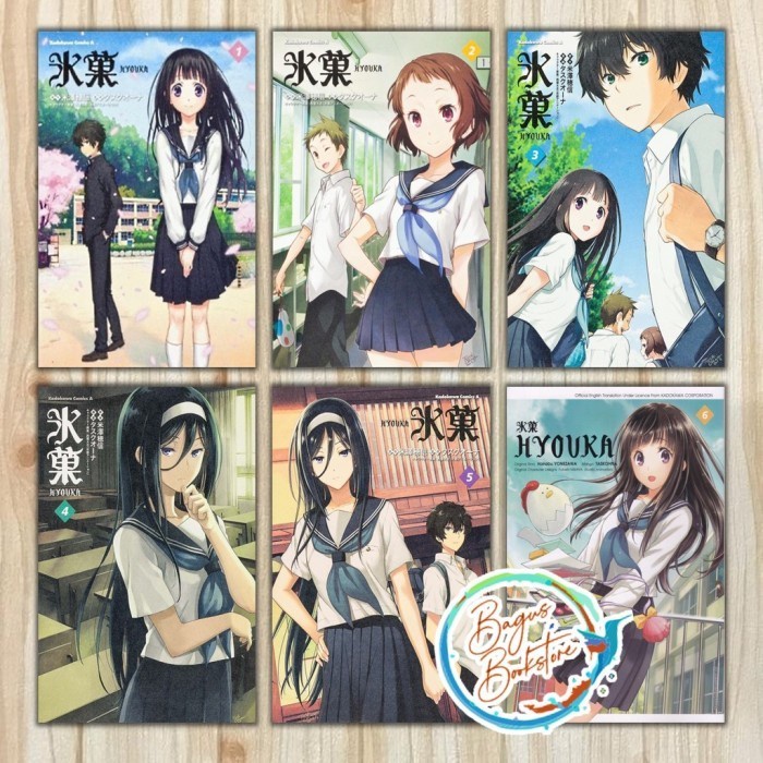 Hyouka vol. 1-6 Light Novel - Honobu Yonezawa Eng | Shopee Philippines