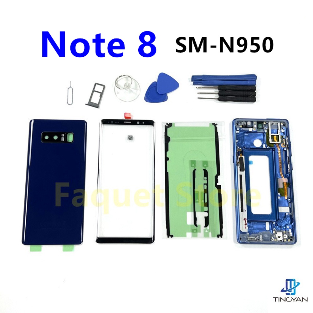 For SAMSUNG Galaxy Note 8 N950F/DS Full Housing Case Back Cover Front ...