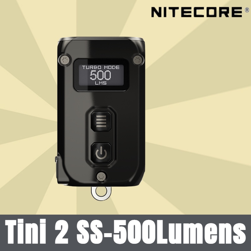 NITECORE TINI2 SS Tini2 Ti 500Lumens Rechargeable LED Keychain Light ...