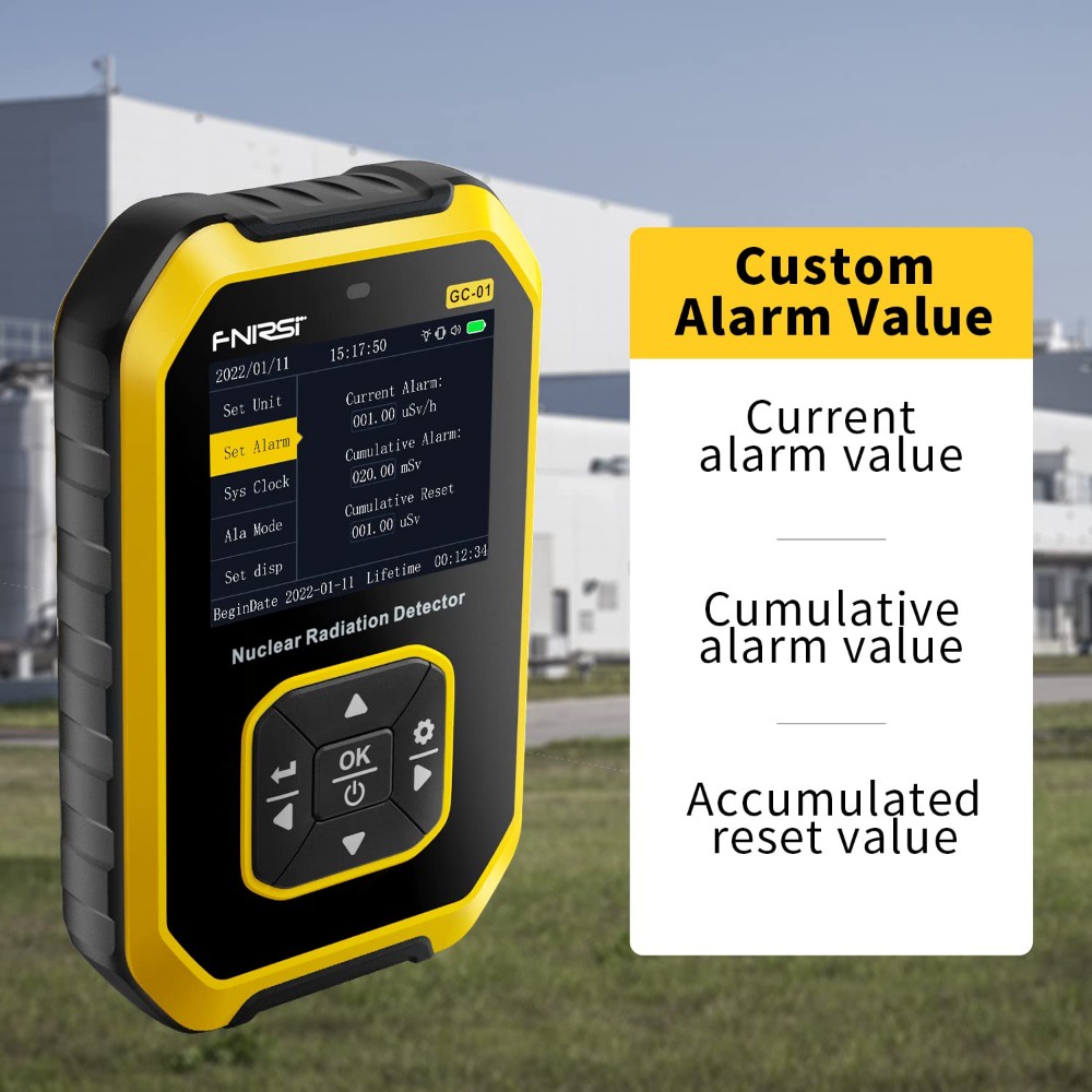 Geiger Counter Nuclear Radiation Detector Radiation Dosimeter with LCD ...