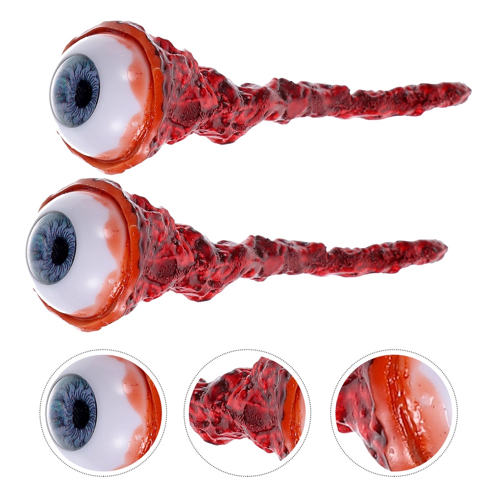 Halloween Eyeball Eyeballs Fake Props Bloody Eyes Horror Prop Scary
