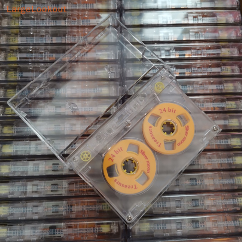 [LargeLookout] Color Transparent Tape Case Plastic Audio Magnetic Audio ...