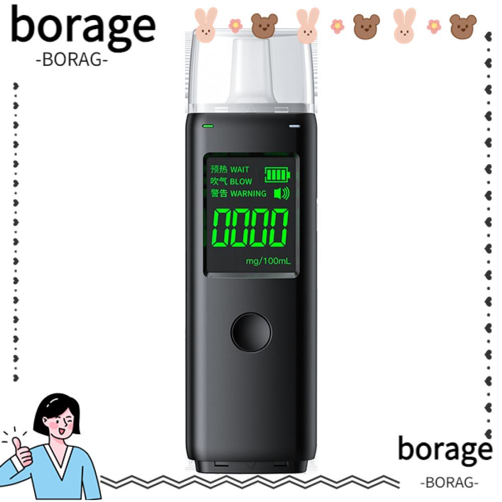 BORAG Breathalyzer, Rechargeable 2 Model Alcohol Detector, Accuracy LCD