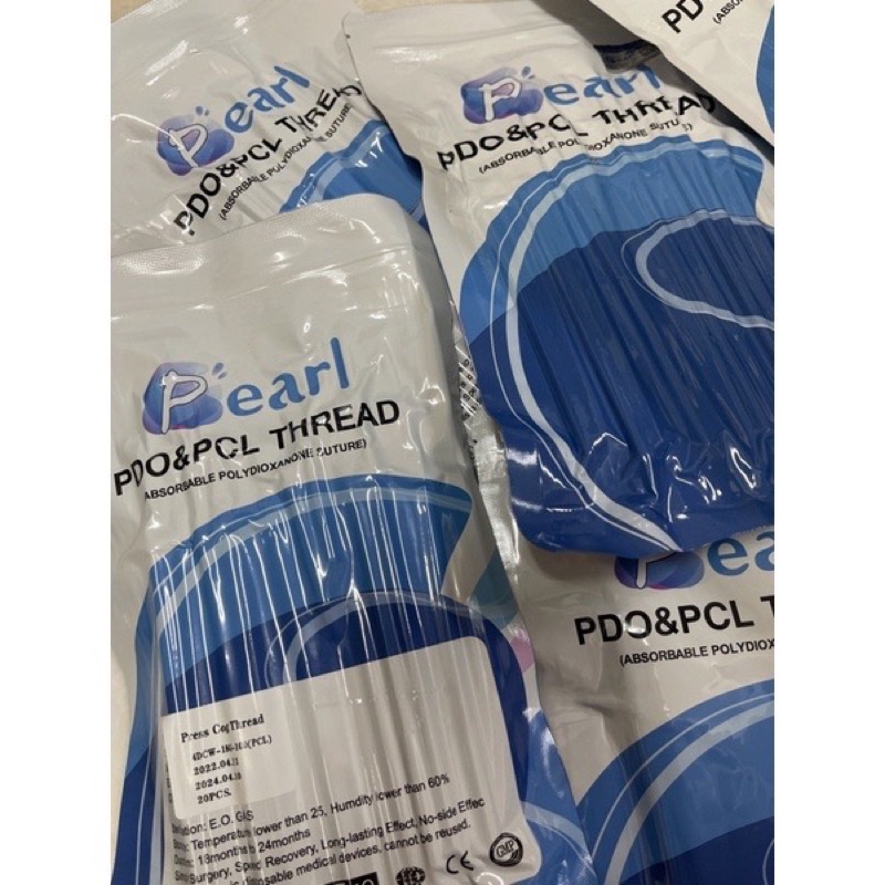 20pcs/Pack Pearl German Thread Pdo Pcl Screw Mono Face Lifting Thread ...