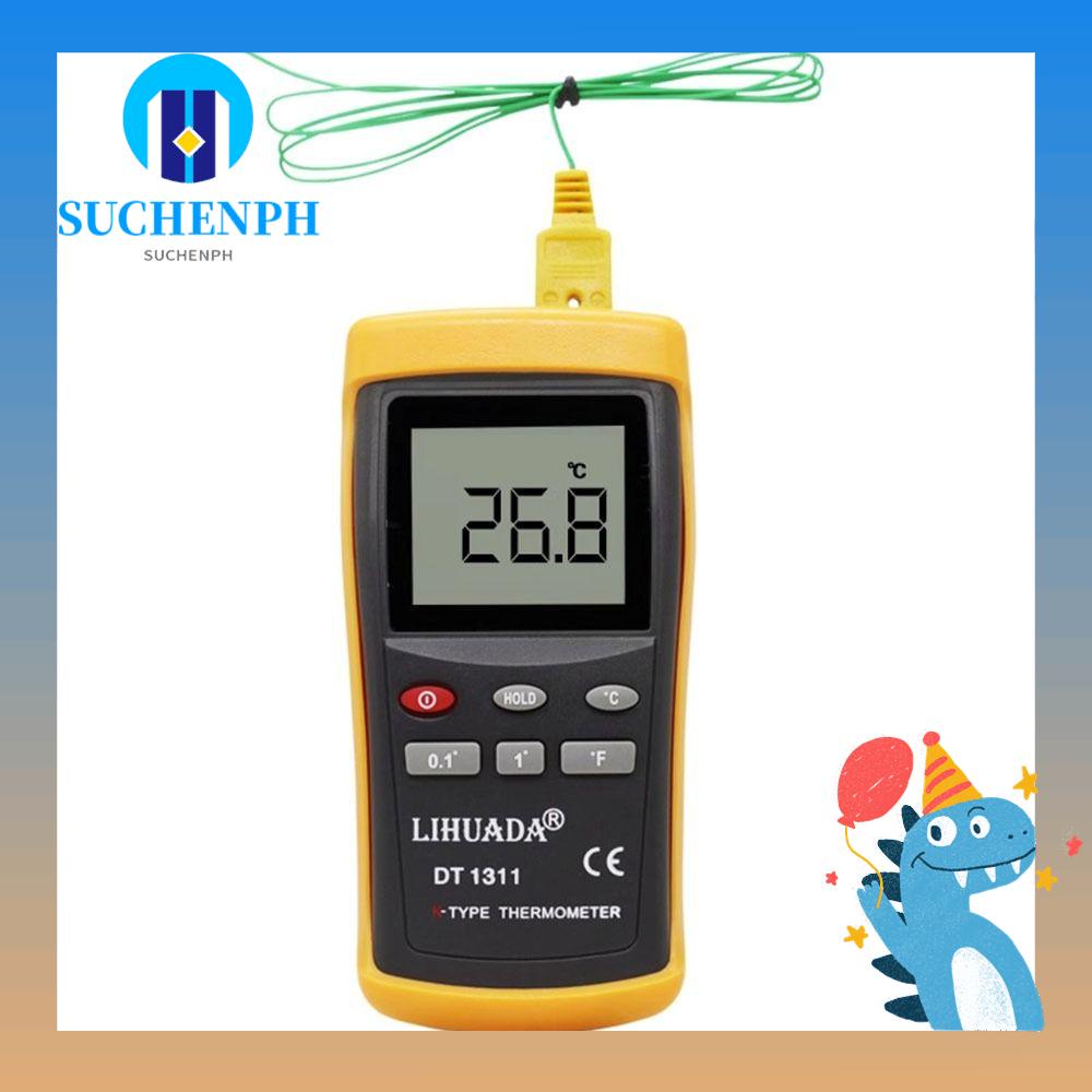 SUCHENPH K type Thermoelectric Thermometer, 50℃ to 1300℃ Single