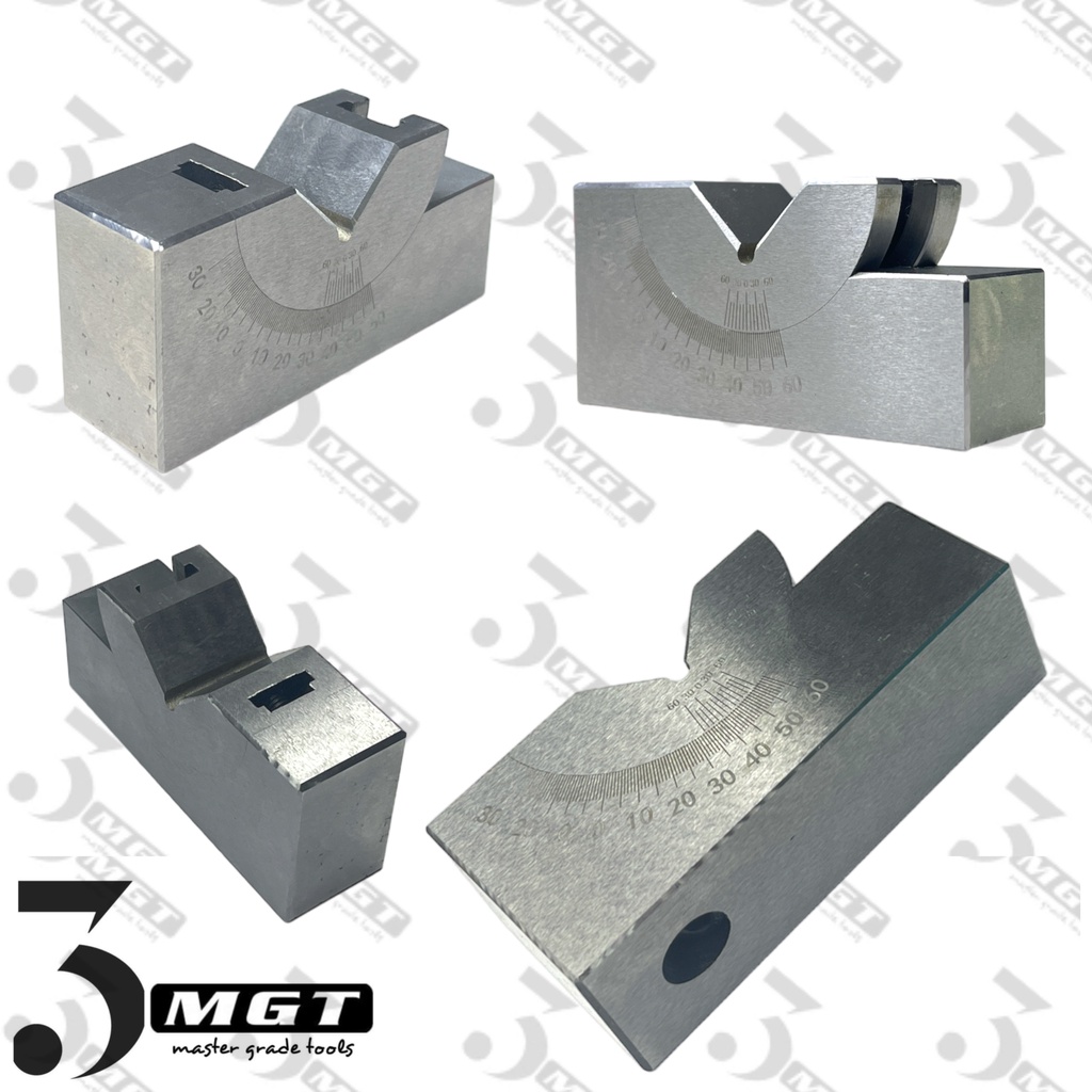 Adjustable Angle V Blocks Milling Setup AP25 0 To 60 Degree Precision