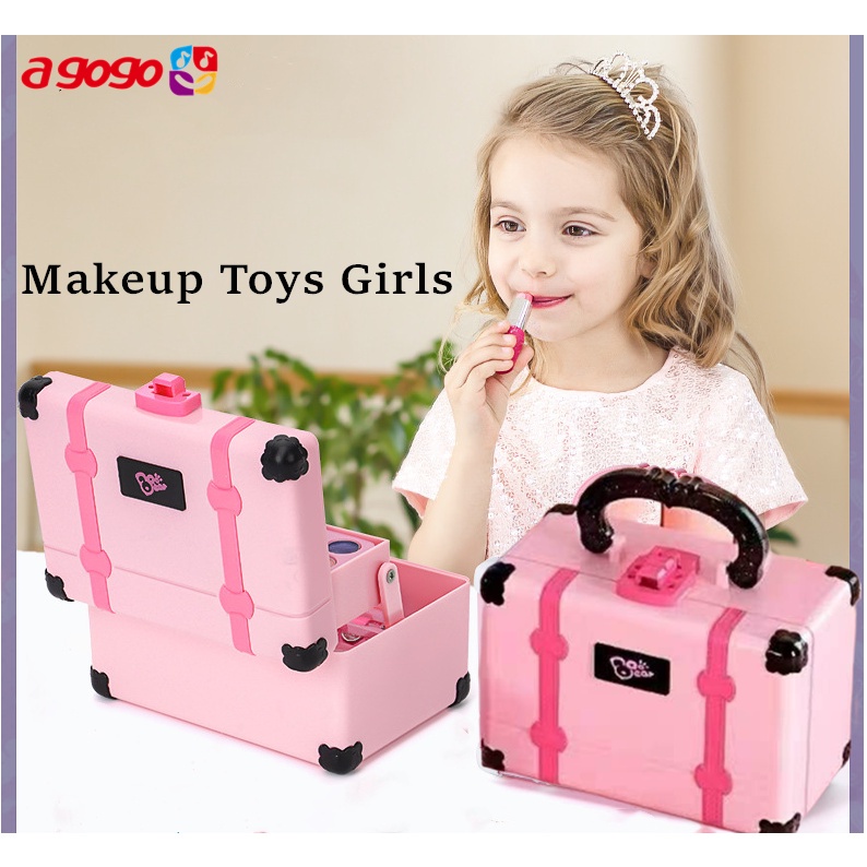 32PCS Kids Makeup Toys Girls Real Makeup Kit Washable Nontoxic Makeup