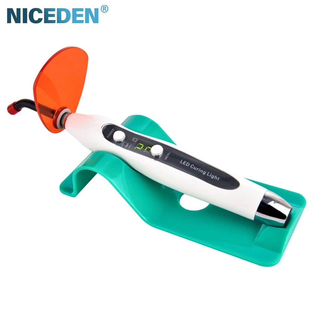 NICEDEN/ Wireless Rechargeable Dental LED Curing Light Curing Unit Cure