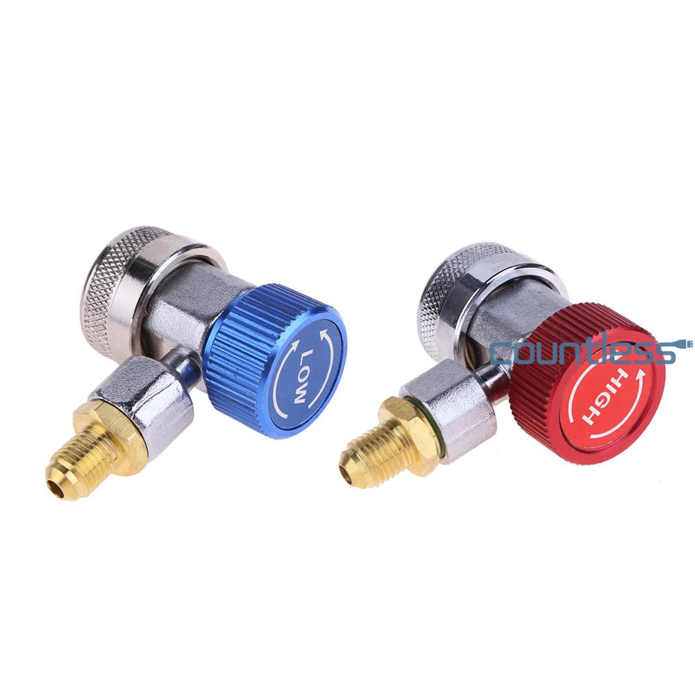 Freon r134a Cylinder Adapter Gas Injector Adjustable Low Connector ...