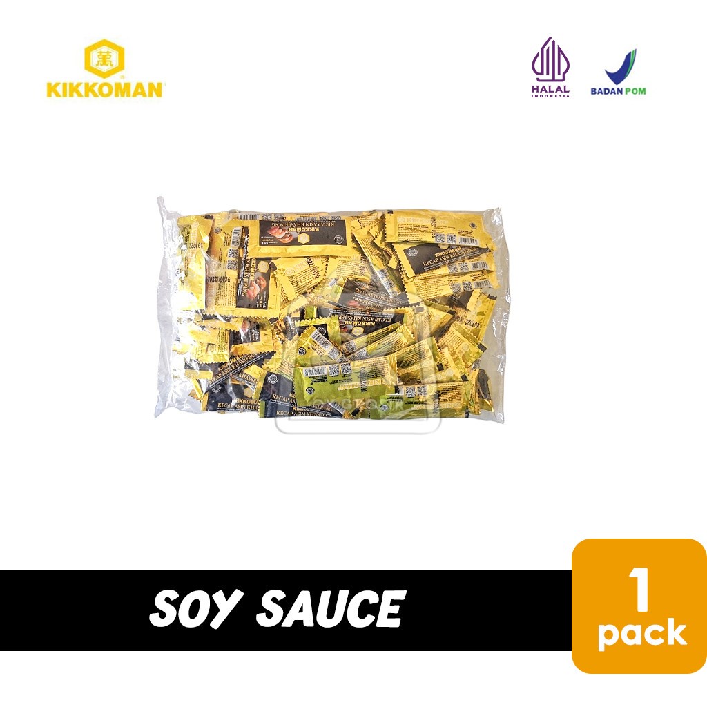 Kikkoman Soy Sauce Sachet/Japanese Sushi Soy Sauce (1pack Contains