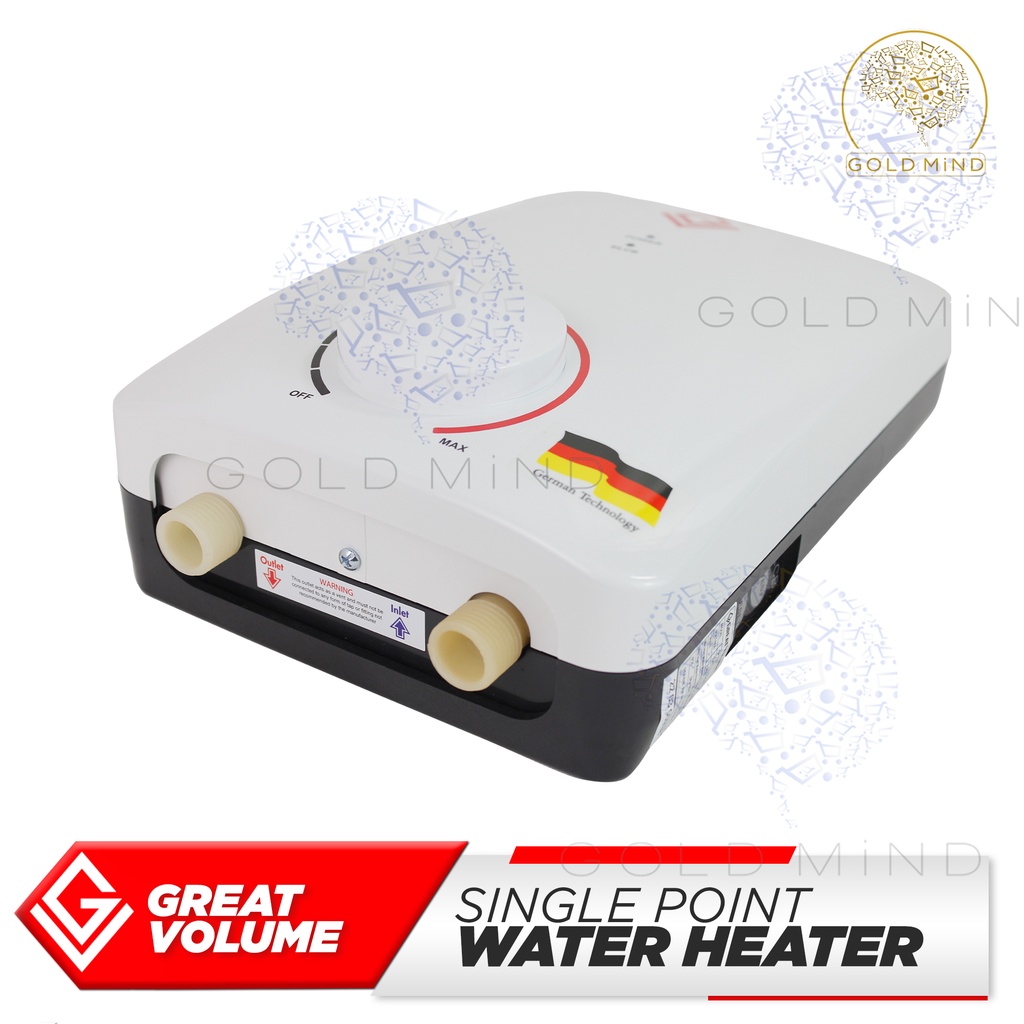 GREAT VOLUME Single Point Water Heater (220VAC 3.5kW 15.9A) | Shopee ...