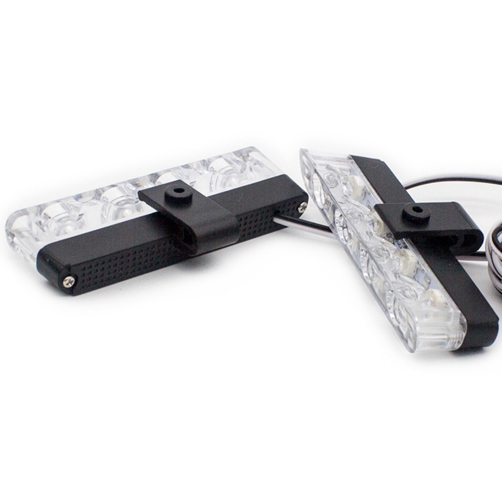 4 LED Police Flasher Lights Car Strobe Warning Light 12V Vehicle ...