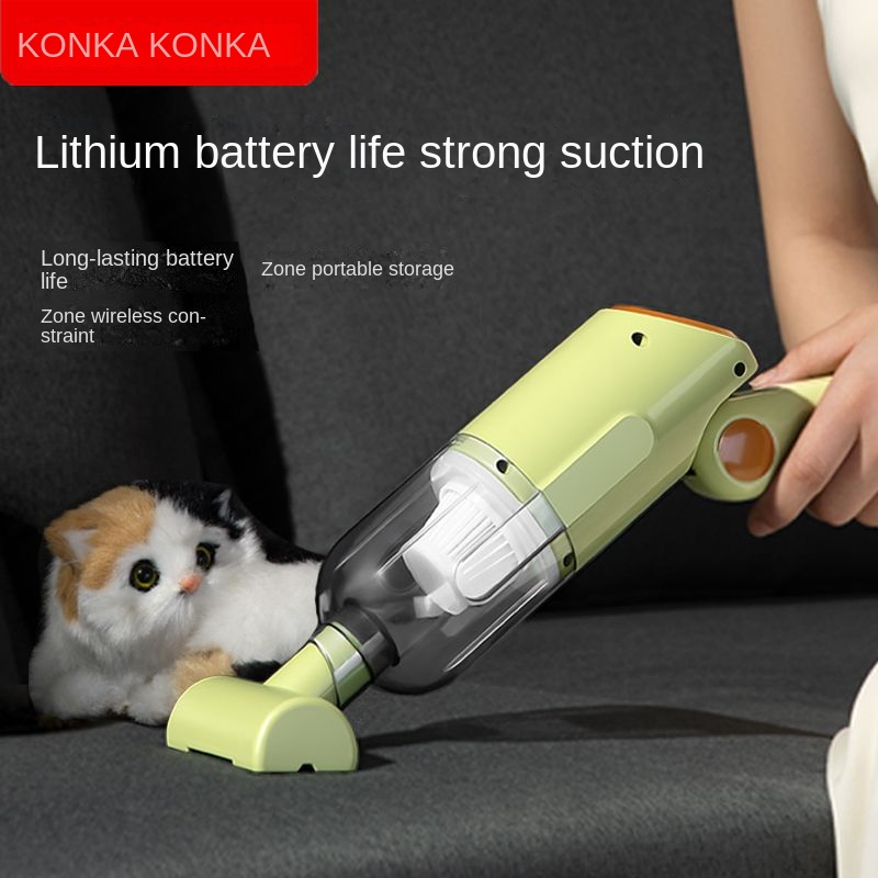 Rechargeable Wireless vacuum cleaner small pet hair suction artifact