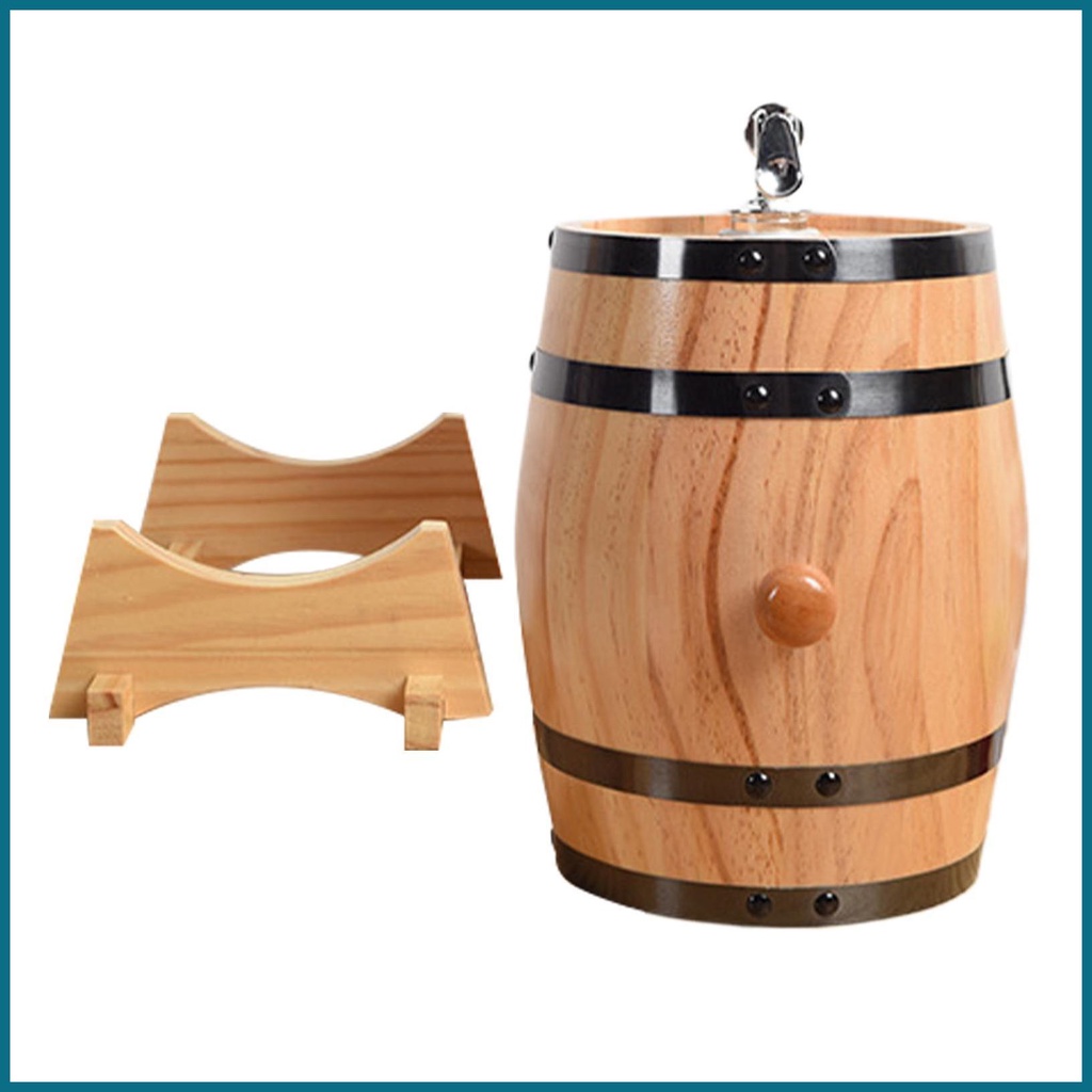 Oak Barrels For Aging Whiskey 1L Wine Barrel Oak Wooden Keg Whiskey