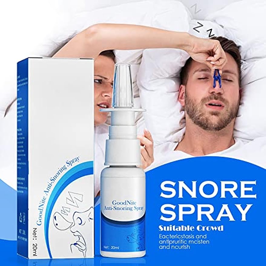 Herbal Anti Snoring Nasal Spray, Anti Snoring Spray for Men and Women