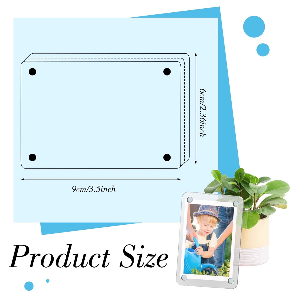 Color Rubber Soft Magnetic 3inch/2R Refrigerator Magnet Picture Frame ...