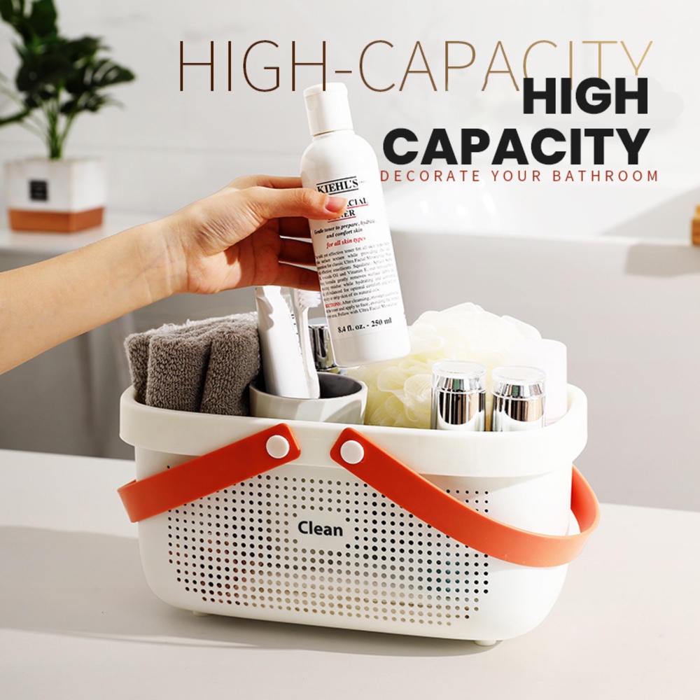 Handheld Bath Basket, Plastic Toilet Bath Basket, Student Bathhouse ...