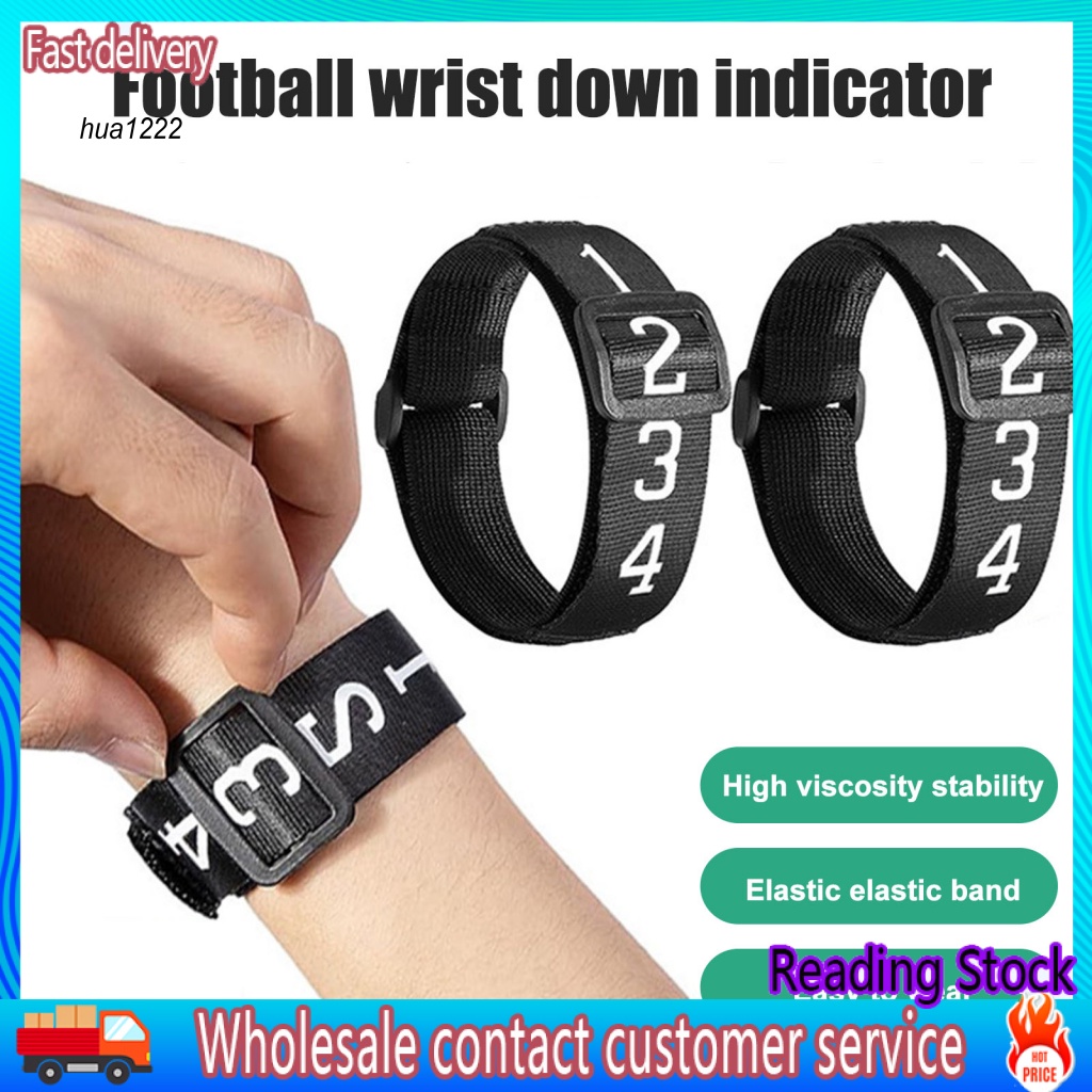 HUA_ Fastening Tape Football Wrist Indicator Soccer Players Wrist Indicator Football Referee