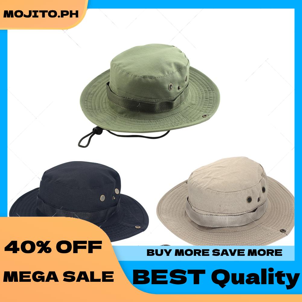 MOJITO Fashion Unisex Round-Rimmed Jungle Benny Hats Breathable Casual ...