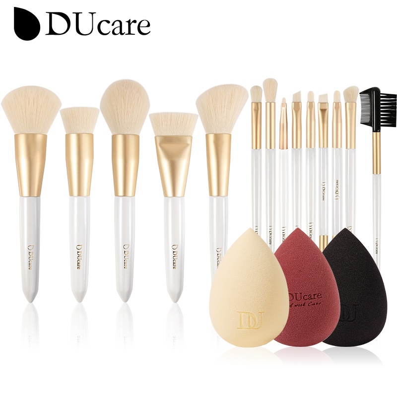 DUcare 14Pcs Professional Make Up Brush Face Powder Foundation Blush