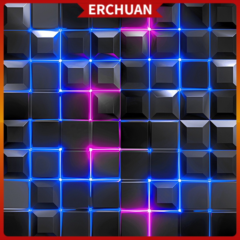 KTV Wallpaper Karaoke Flash Wall Cloth 3D Reflective Special Bar Theme