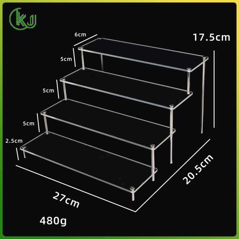 Minimalism Acrylic Display Stand Riser Countertop Steps