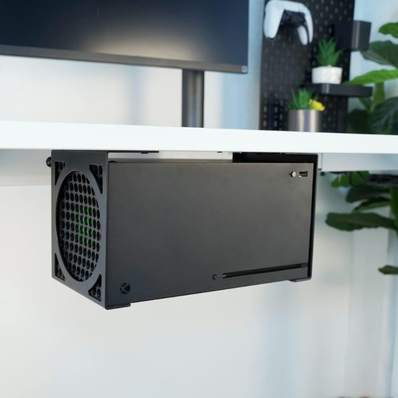 Richh Under Desk Rack Effortless Installation for XBOX Series SX ...