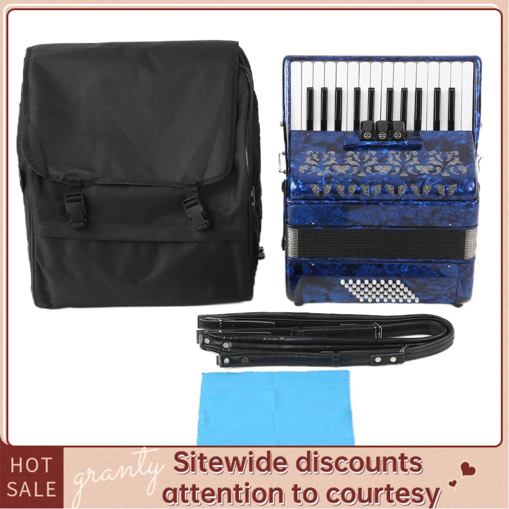 Granty Piano Accordions AR40 Celluloid Accordion with Wipe for Music