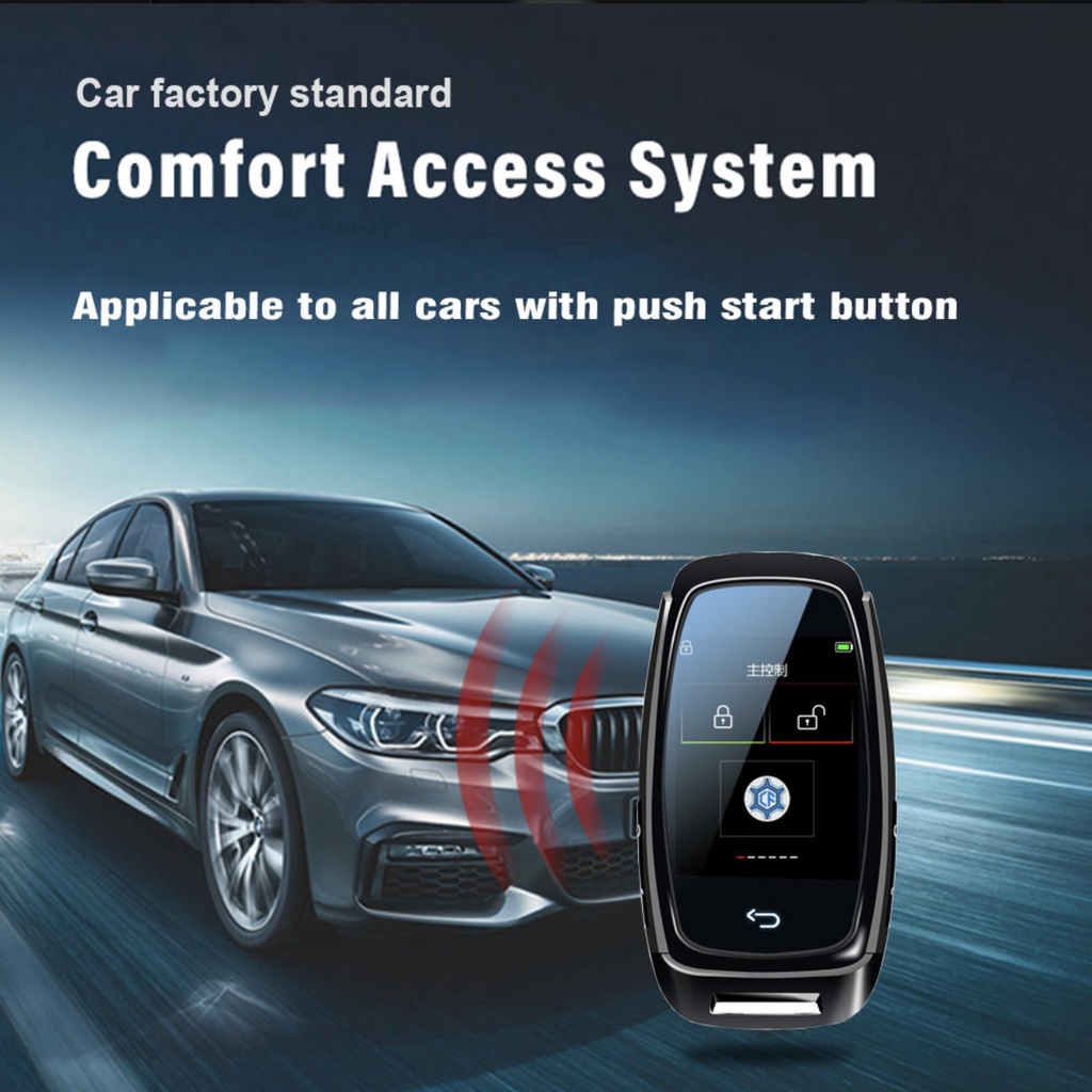 For Audi Style Electric Smart Key Starter Car Auto Keyless System ...