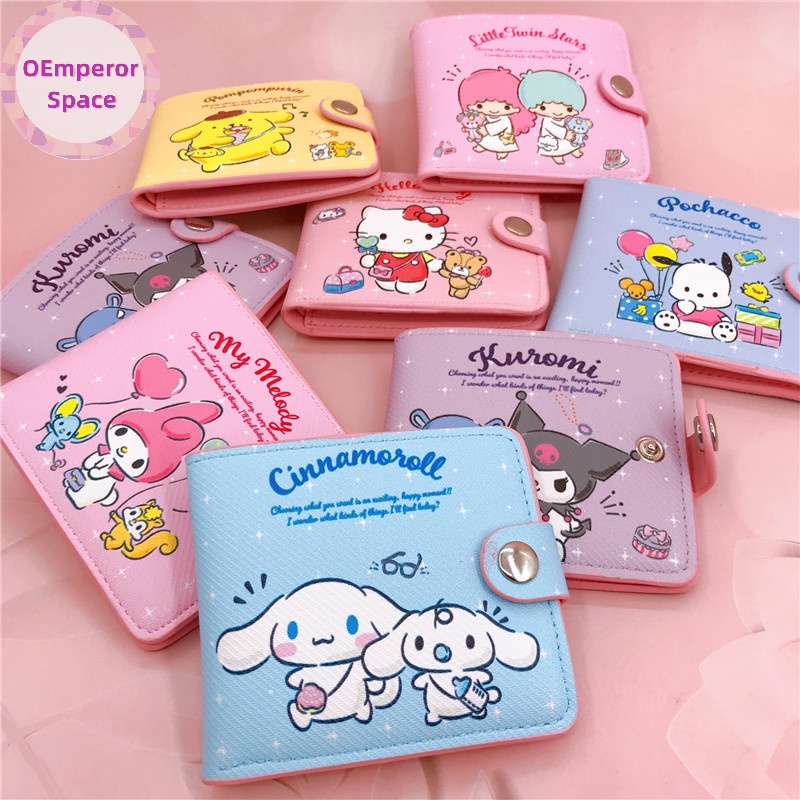 OEmperor Kawaii Kuromi Hello Kitty Coin Purse For Girls Cute Cartoon ...