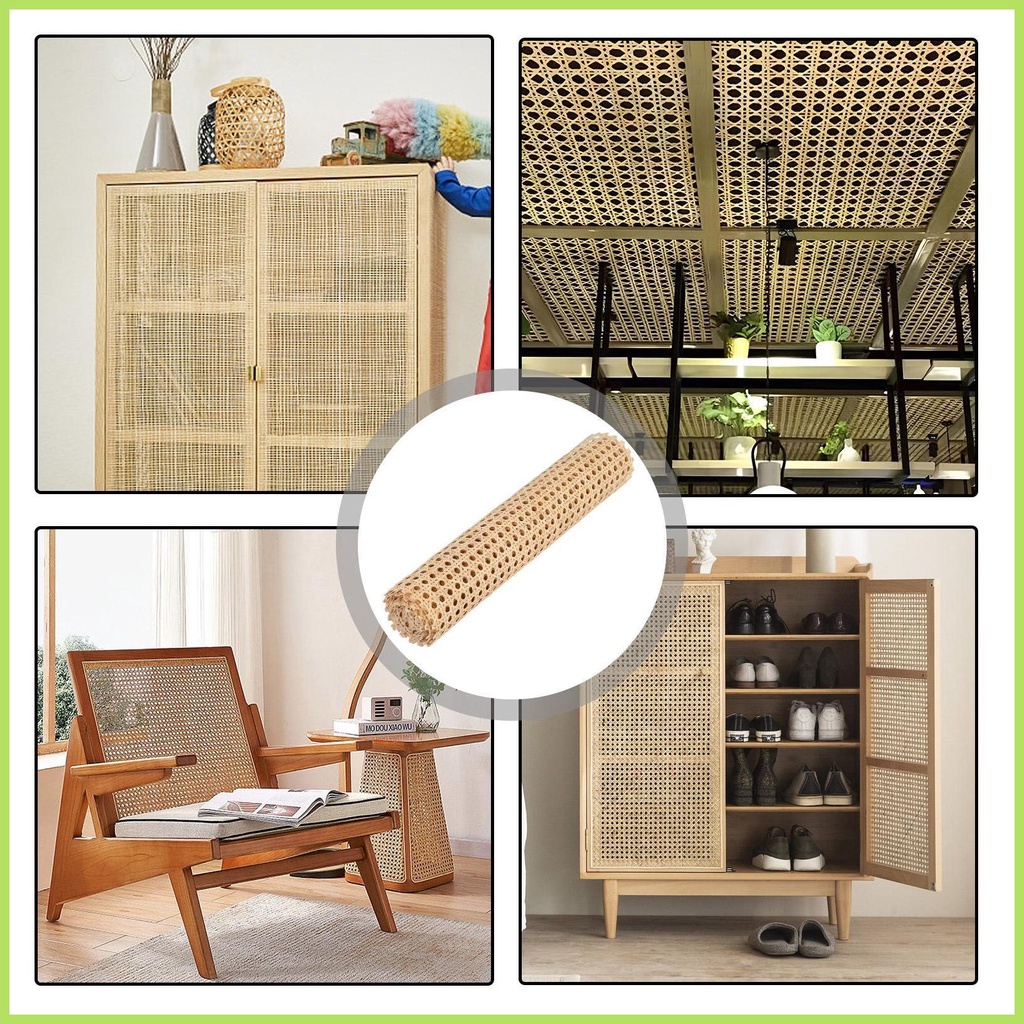 Rattan Cane bing Roll Mesh Net Woven Cane Waterproof Caning Projects Supplies for