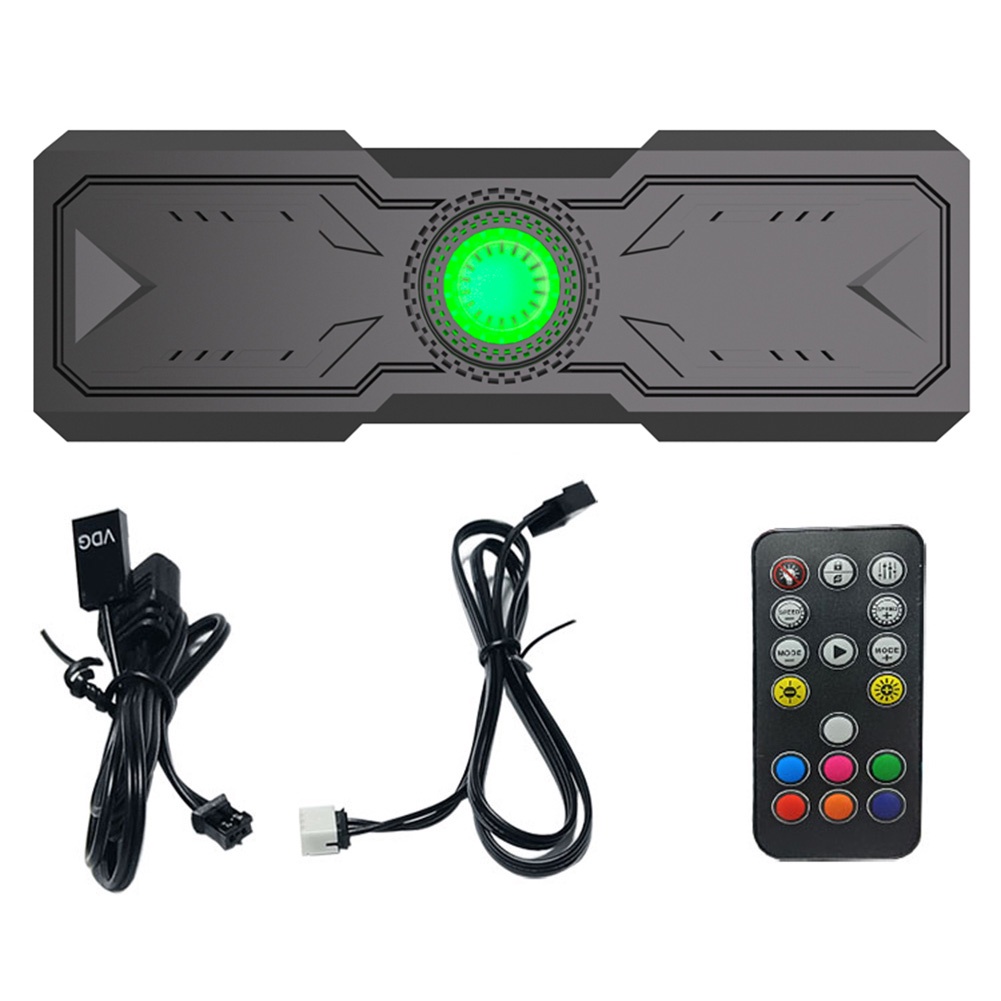 ♈REM♈3 in 1 PWM ARGB Integrated Fan Hub with Remote Control 1 To 9 for ...