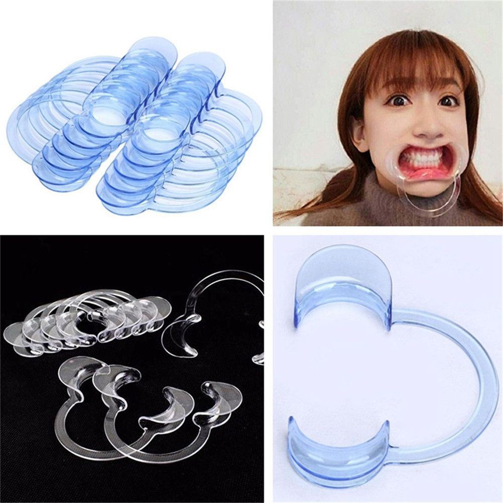 10pcs C Shape Lip Cheek Retractors Mouth Opener Autoclavable Dental