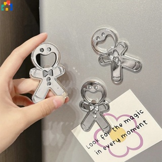 1pc Cute & Creative Stainless Steel Bottle Opener With Decorative Sticker  (diy)