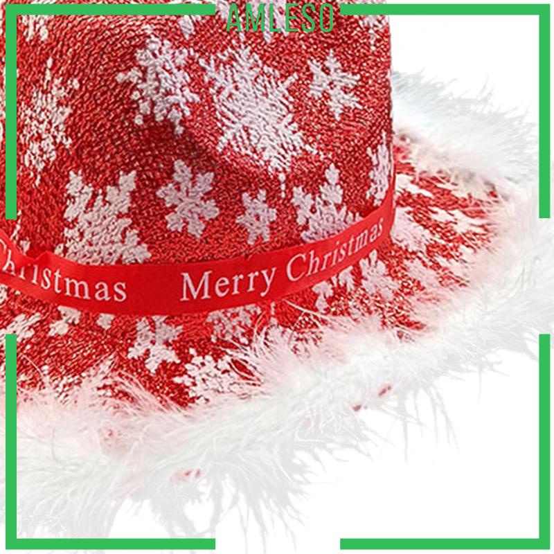 [Amleso] Western Cowboy Hat Cowgirl Hat Snowflake Pattern for Christmas ...