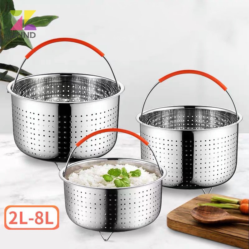 ZHND Stainless Steel Steamer Basket Instant Pot Accessories for 3