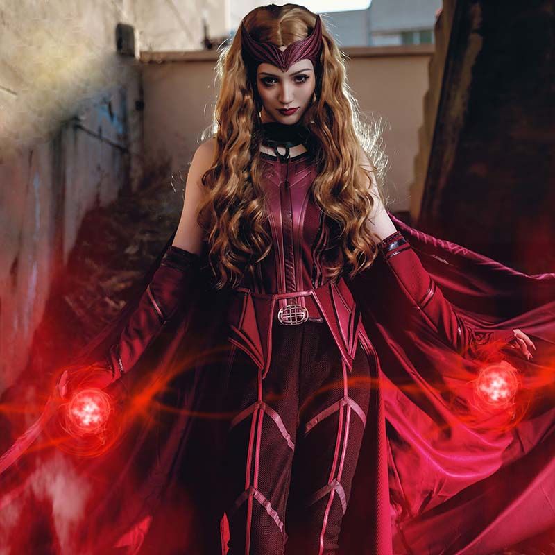 Wanda cos Clothing Wanda Vision Same Style Clothes cos Scarlet Witch