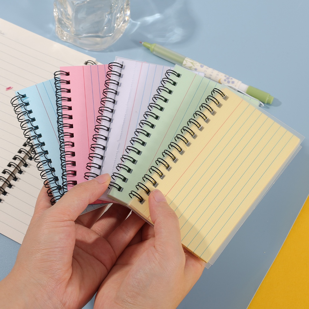30/50 Sheets/Book Simple Horizontal Notebook Colorful Removable Coil ...