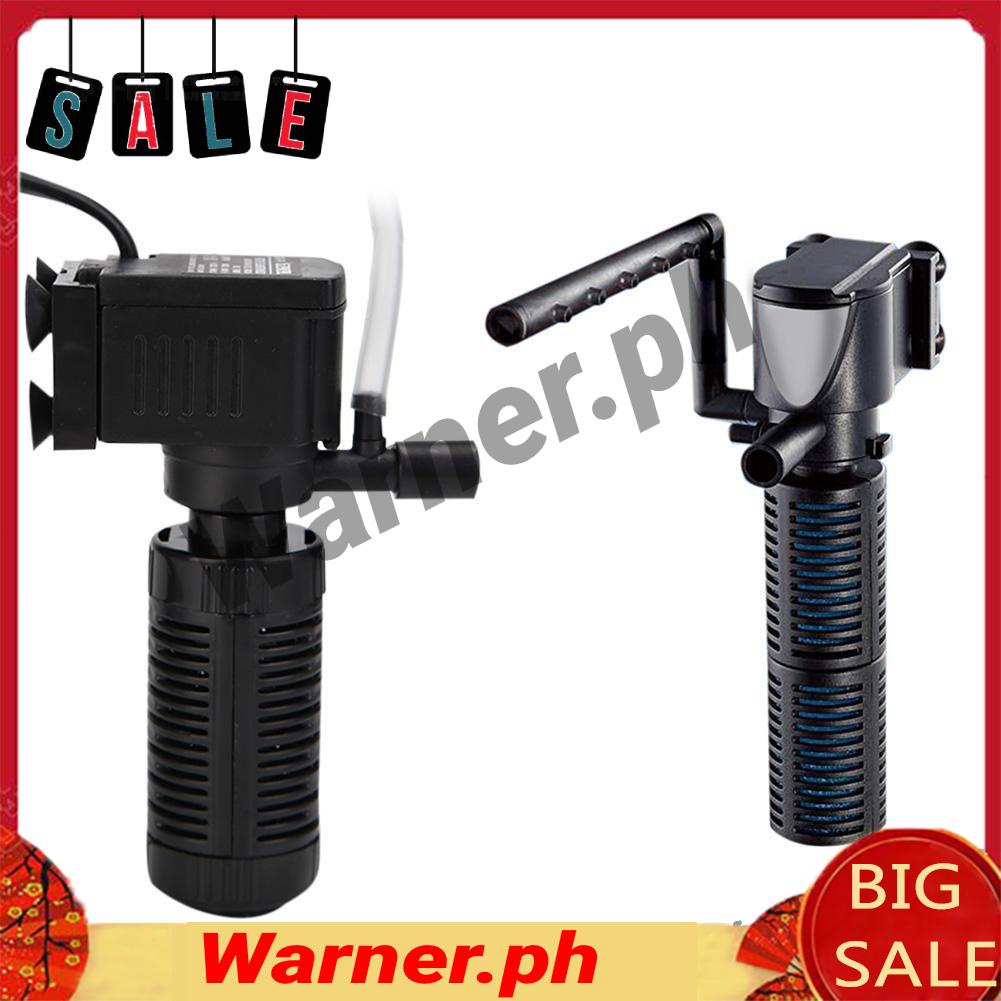 W Practical 3 in 1 Mini Goldfish Tank Filter Aquarium Purified Water ...