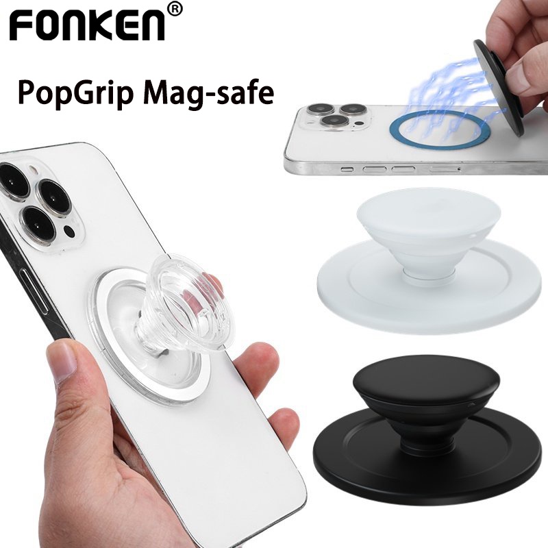 Fonken Foldable Magnetic Phone Grip Stand Popsocket Mag-Safe Phone ...