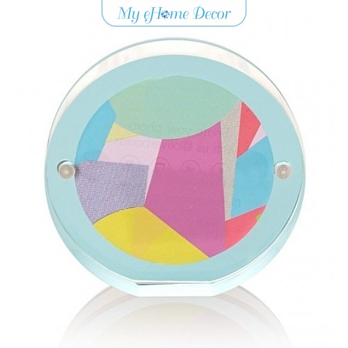 ROUND SHAPED CLEAR ACRYLIC MAGNETIC PICTURE FRAME | Shopee Philippines