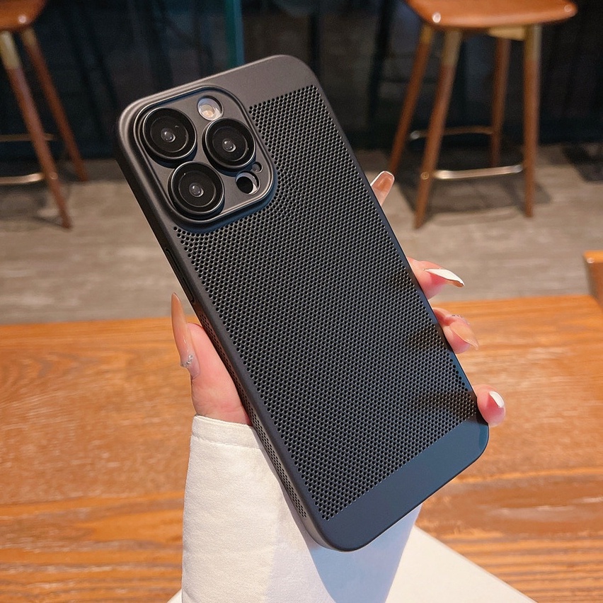 Ultra-Thin Camera Protection Cooling Mesh Heat Dissipation Case