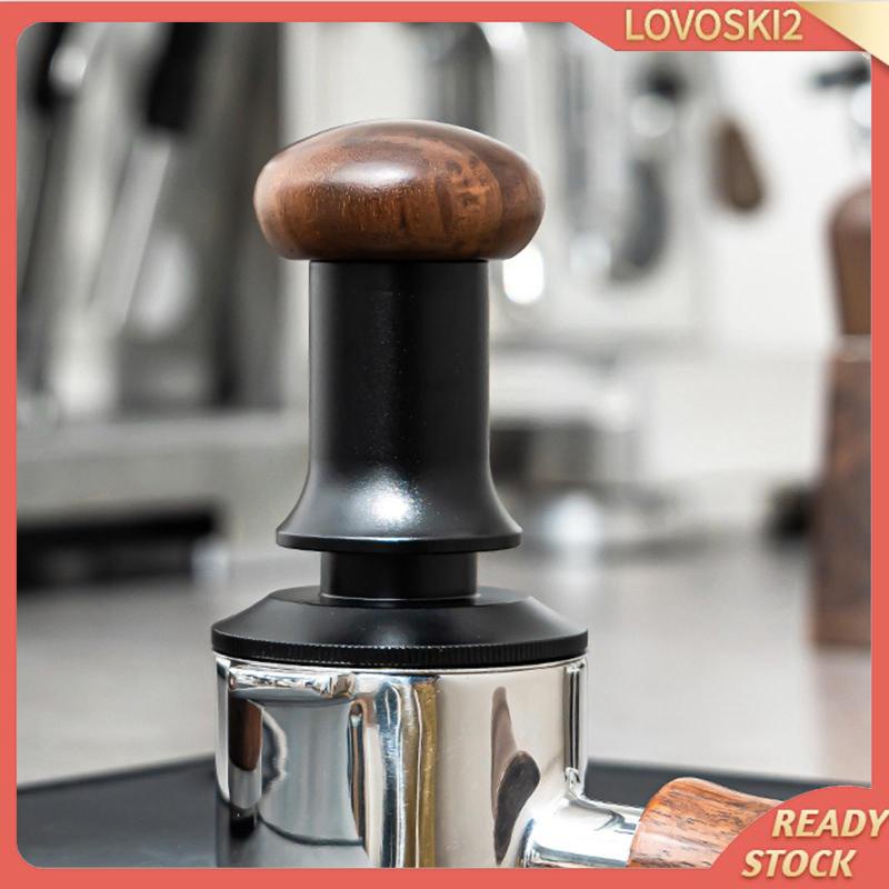 [Lovoski2] Coffee Tamper Espresso Tamper Walnut Wood Flat Base Espresso